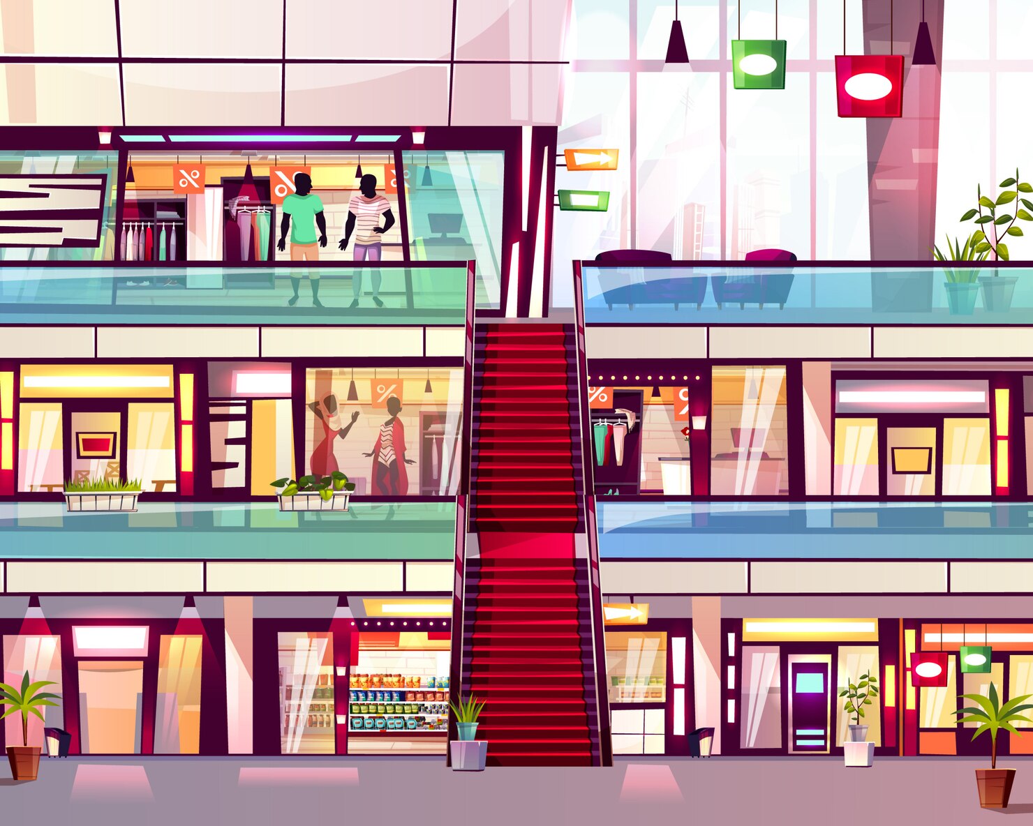 Centralized Billing for Multi-Branch Malls