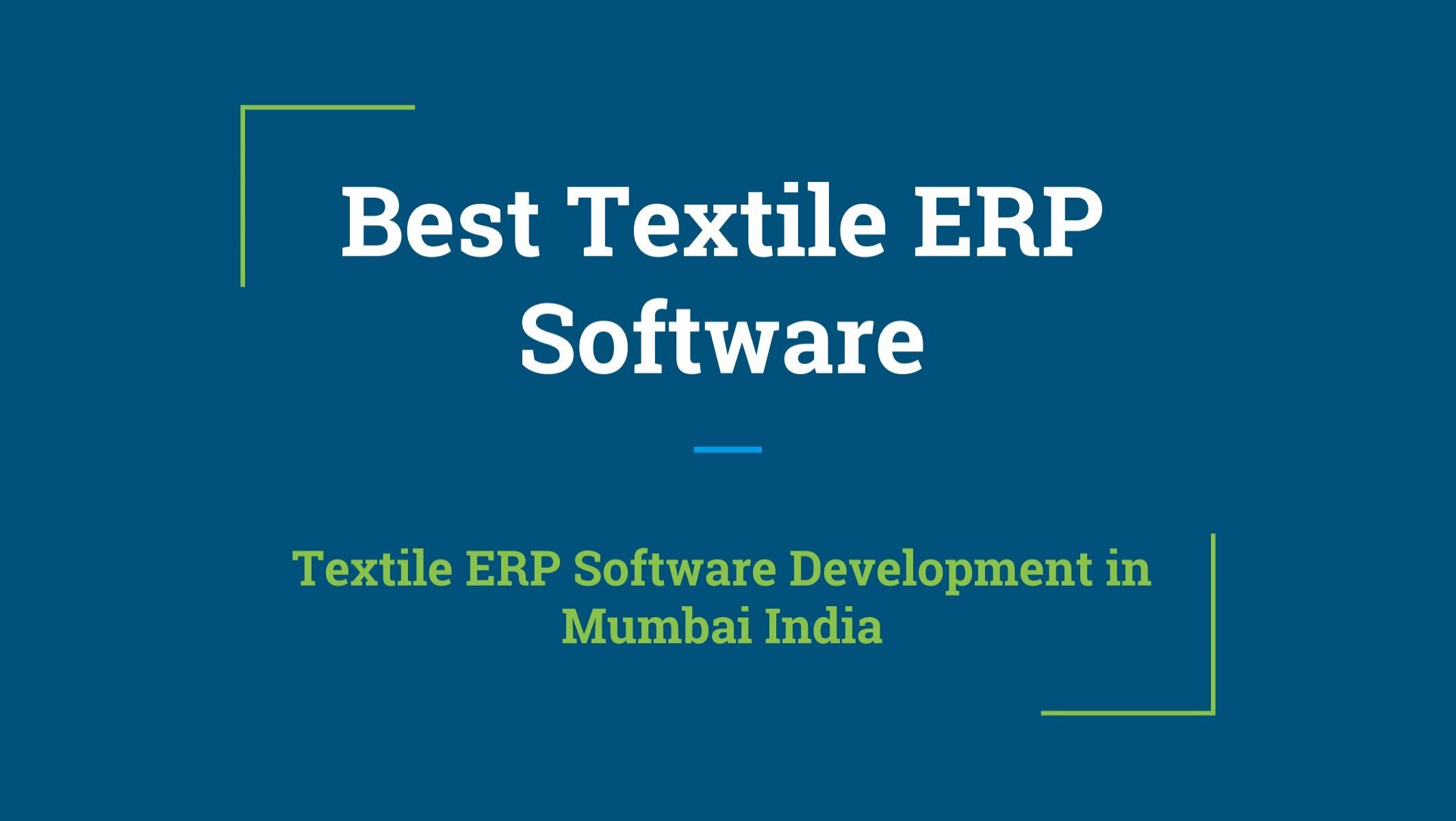 Best 22 ERP Software In Textiles In Mumbai, Maharashtra (2025) — Digify Soft Solutions